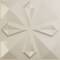 Ekena Millwork 19 5/8in. W x 19 5/8in. H Nikki EnduraWall Decorative 3D Wall Panel Covers 2.67 Sq. Ft. WP20X20NKEPE - alternate 1